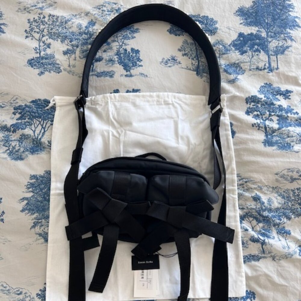 Bow Zip Bum Crossbody Bag